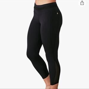 Manduka High Waist Leggings with Mesh Detailing Size X-Small